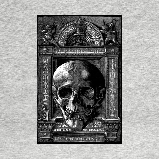 Skull Within an Ornamental Frame - Hans Wechtlin by themasters